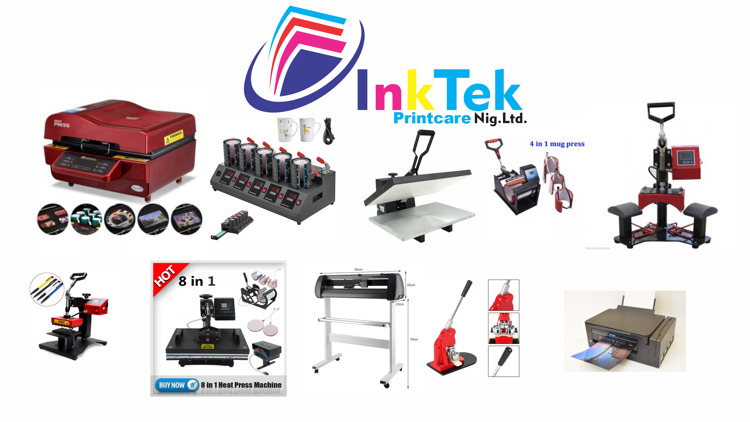 inktek printcare heat transfer products