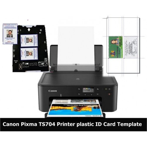 Canon-Pixma-TS704-Printer-plastic-ID-Card-Template