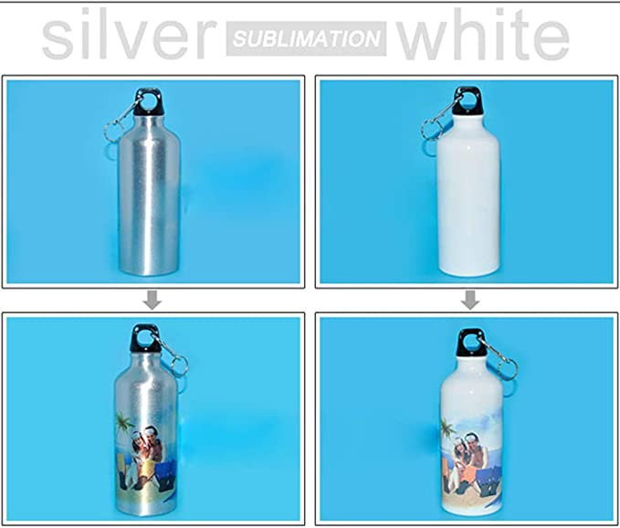 500ml Silver Sublimation water bottle
