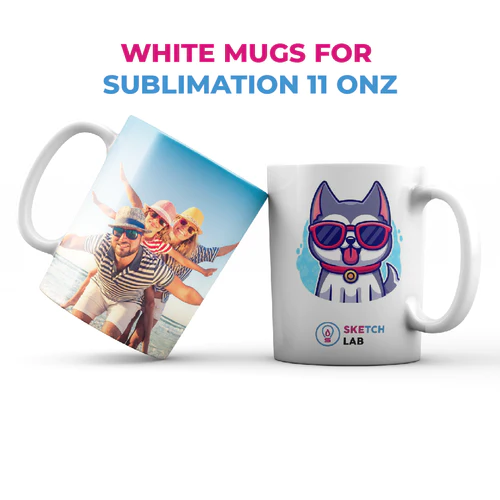 White Mugs For Sublimation 11oz With Gift Box