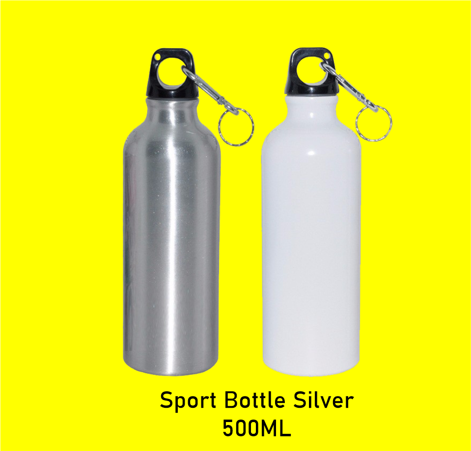 500ml Silver Sublimation water bottle